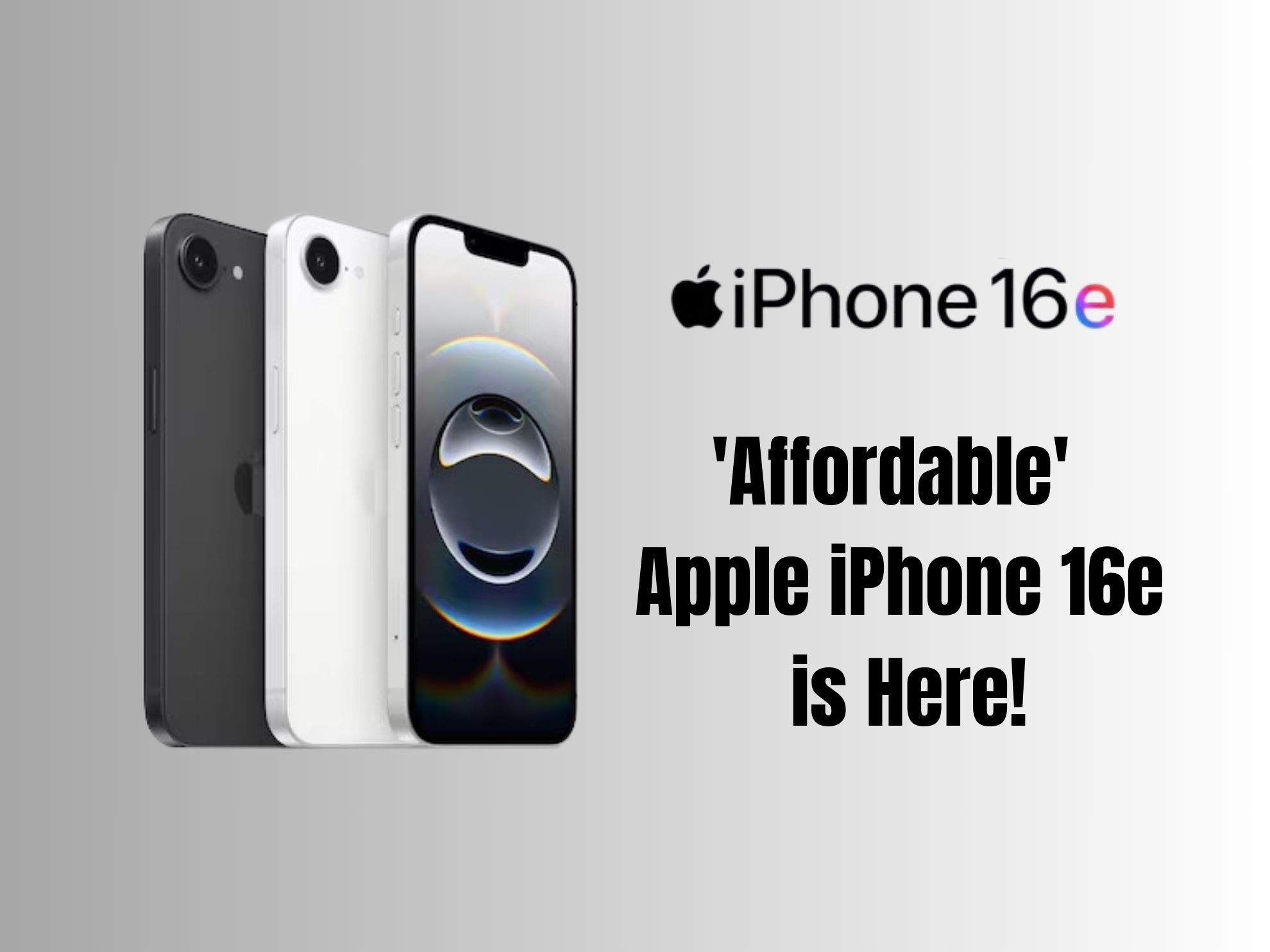 'Affordable' Apple iPhone 16e is Here!