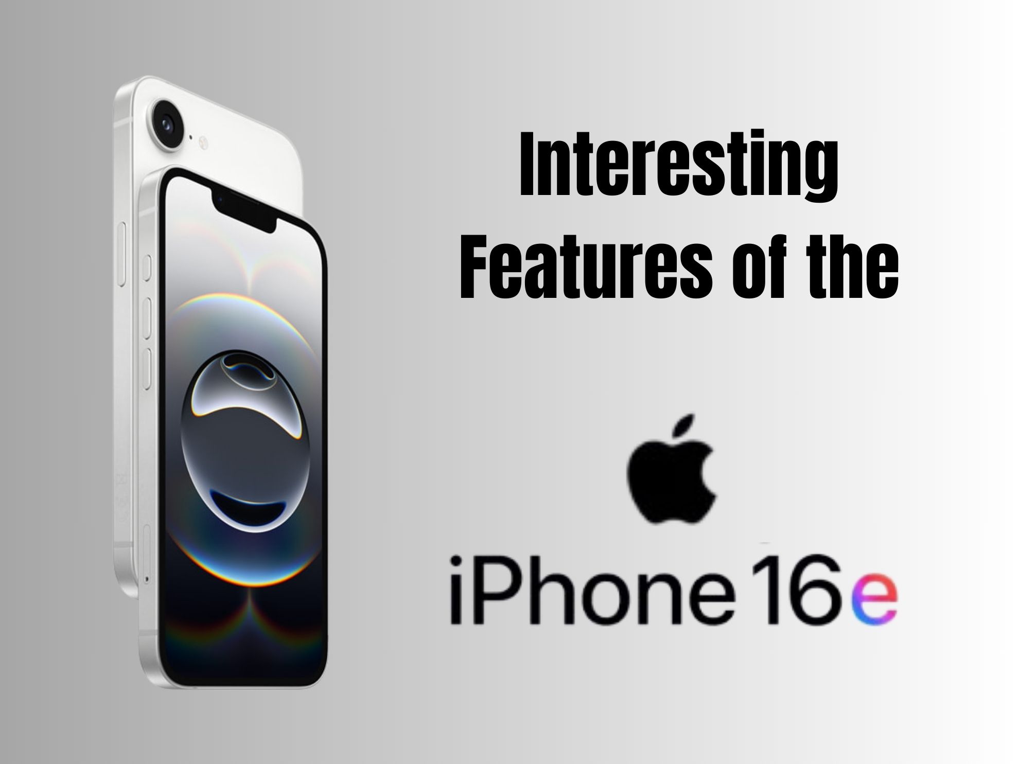 Interesting Features of the iPhone 16e