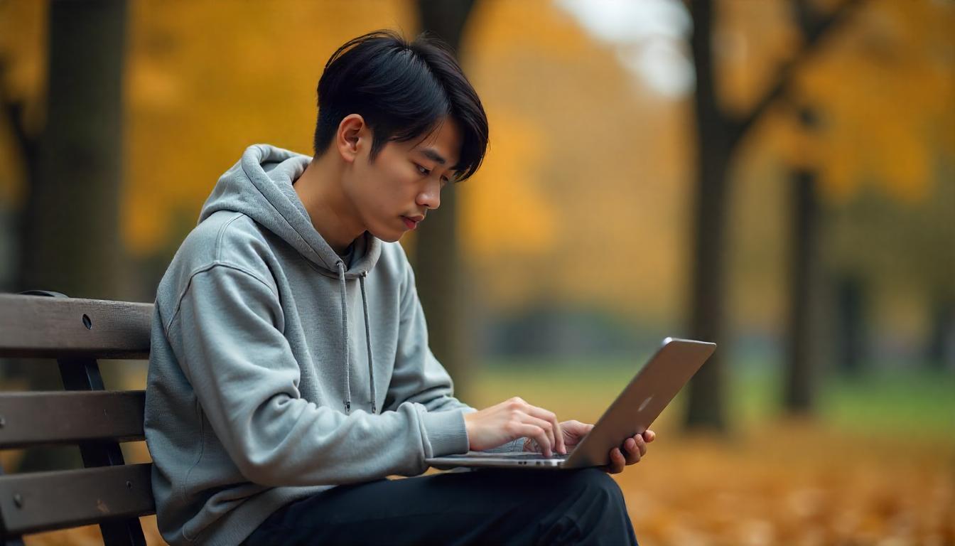 A person using a laptop with cryptocurrency charts and financial news open.